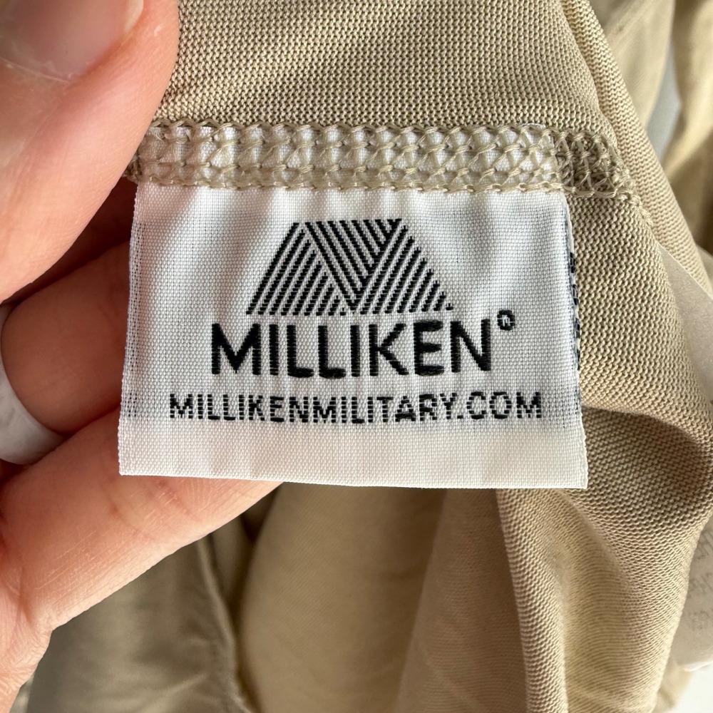 NWT MILIKEN Conceal NTS Military Long Sleeve Tan Lightweight Mens Undershirt, S - Picture 3 of 6